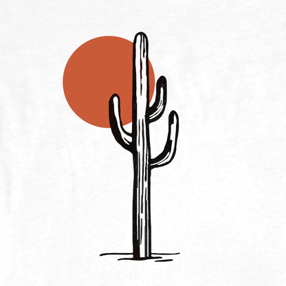 "Cactus Landscape" graphic T-shirt