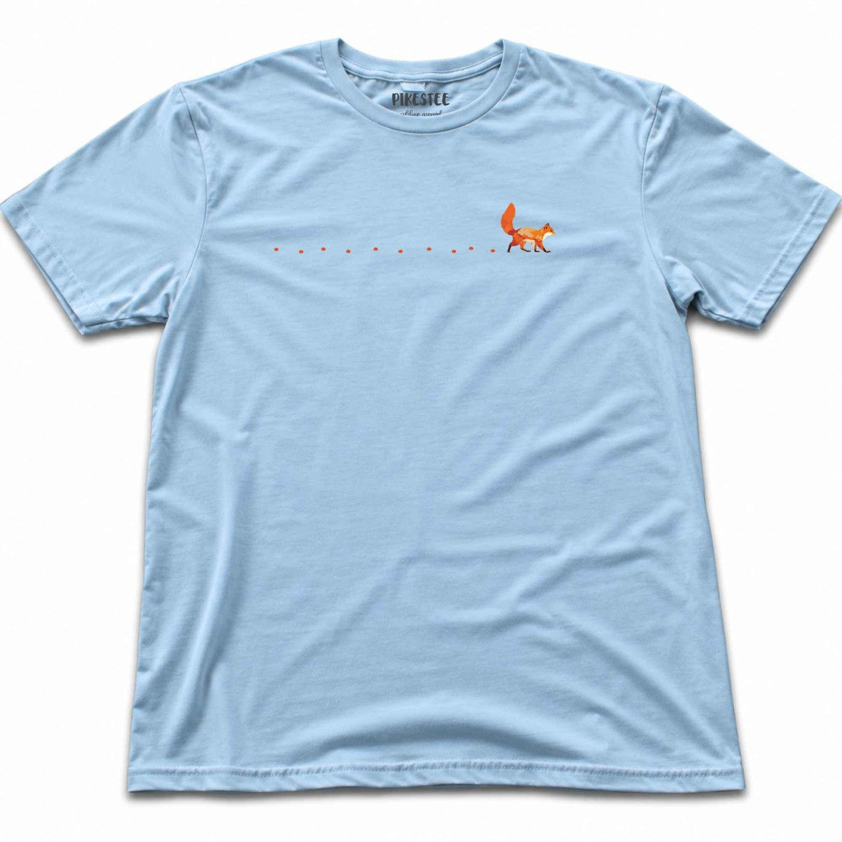Colorfull Squirel Path T-shirt - Light Blue