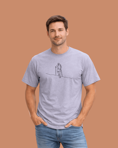 Line Art Hiker T-shirt