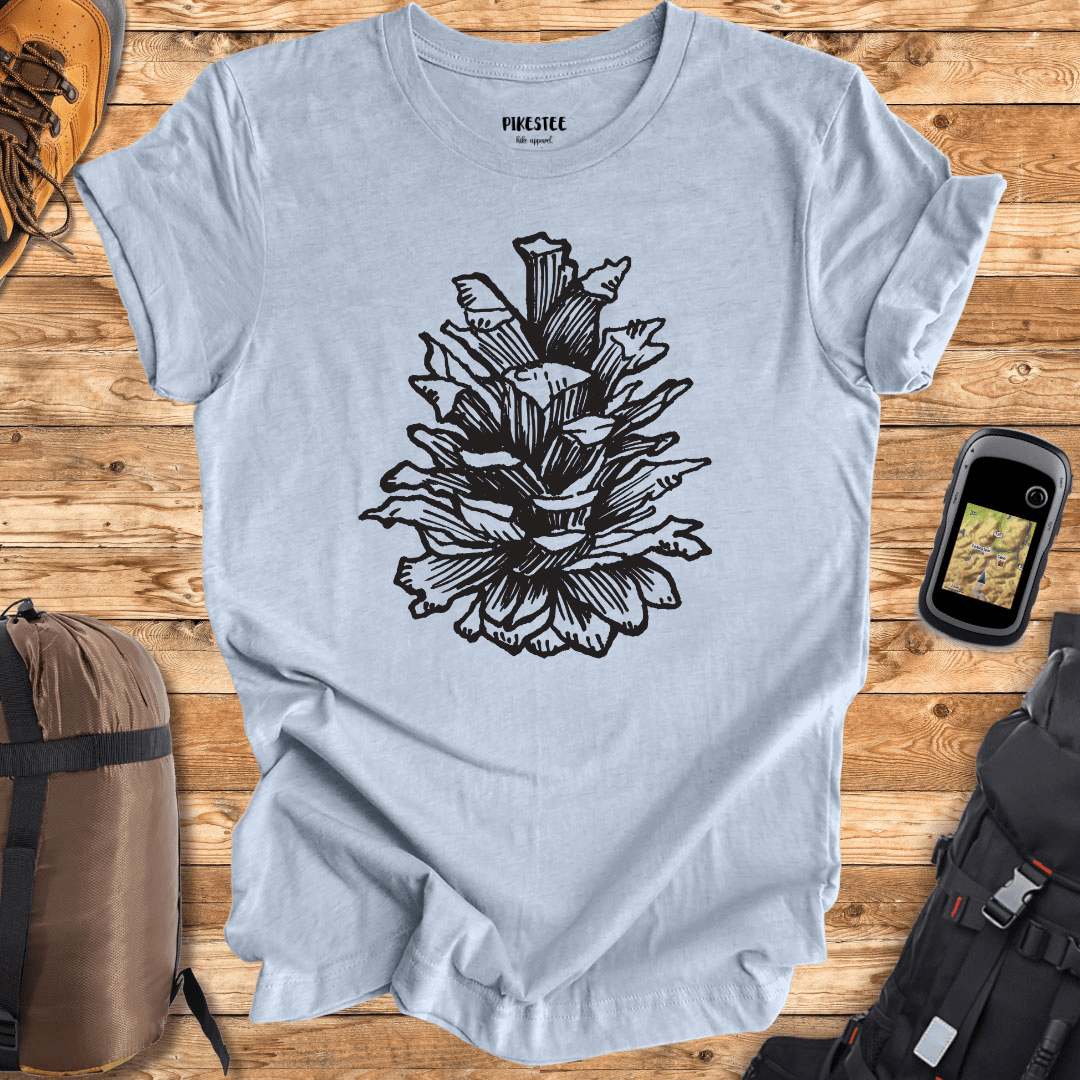 "Pine Cone" graphic T-shirt