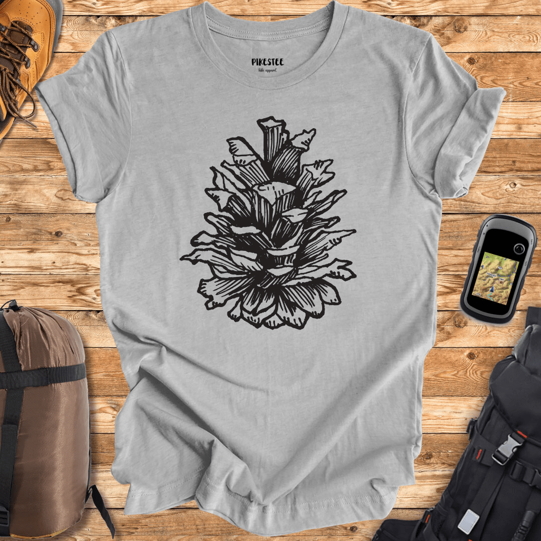 "Pine Cone" graphic T-shirt