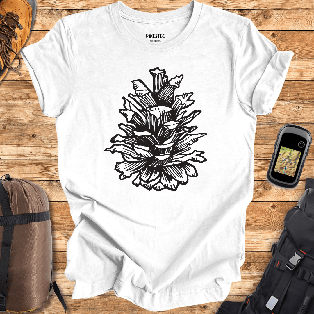 "Pine Cone" graphic T-shirt