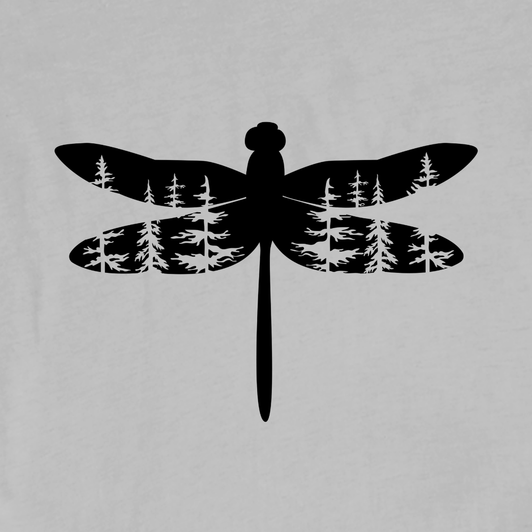 "DragonFly Forest Landscape" graphic T-shirt