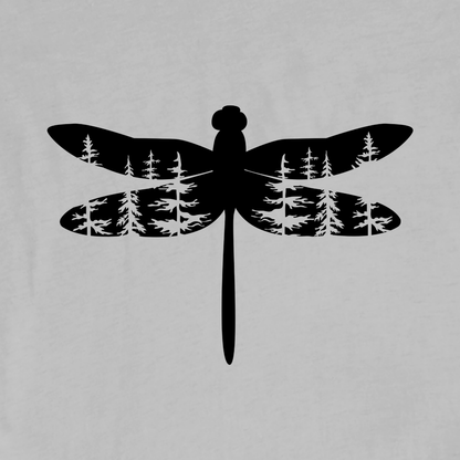 "DragonFly Forest Landscape" graphic T-shirt