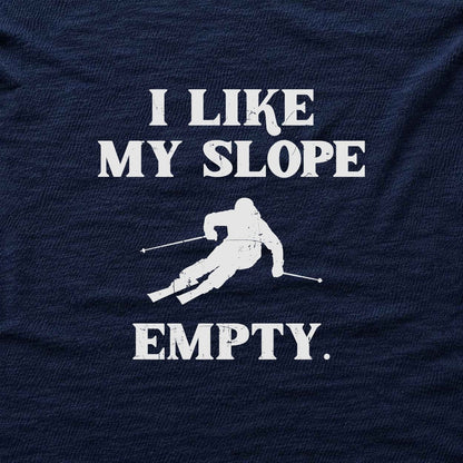 I Like Slope Empty T-shirt - Navy - hero