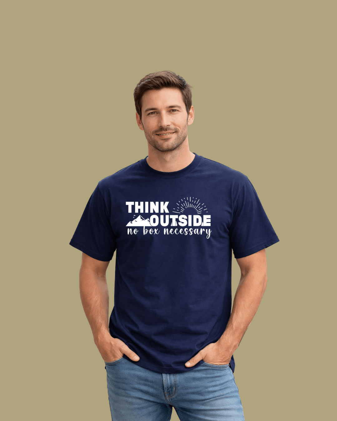 Think Outside, no box T-shirt