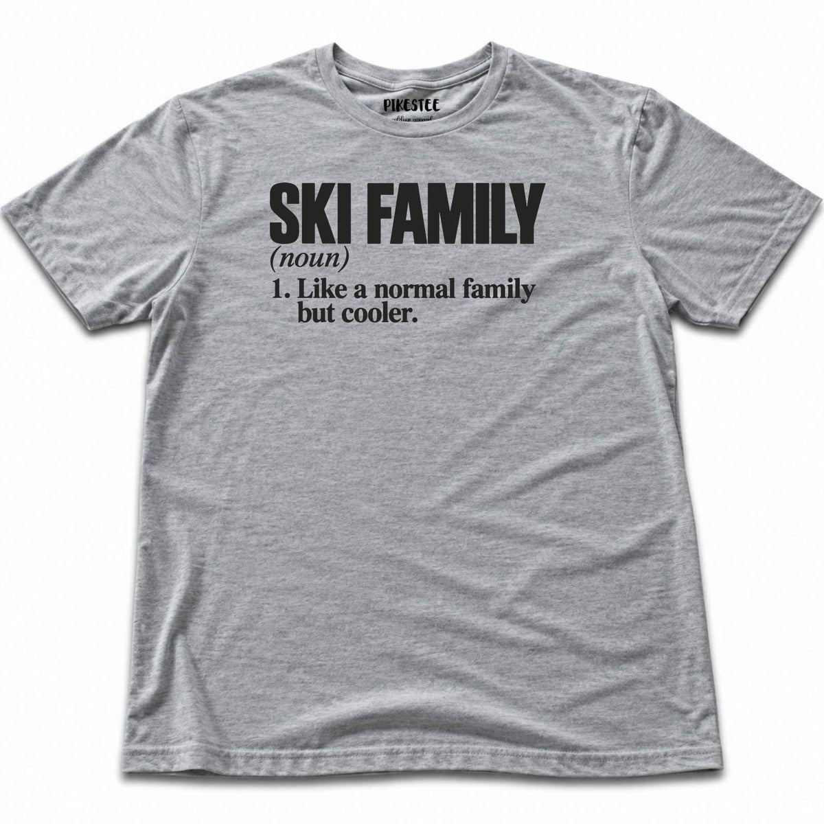 Ski Familydefinition T-shirt - Sport Grey