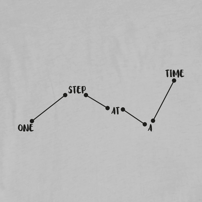 "One Step At A Time" graphic T-shirt