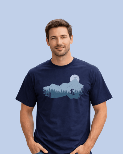 Snowboard Jump Landscape T-shirt