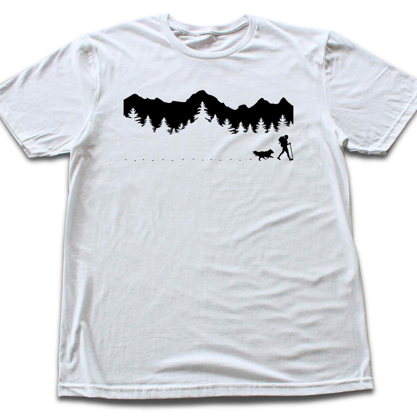 Hike With Dog Panorama T-shirt
