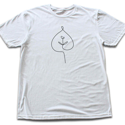 Leave Line Art T-shirt