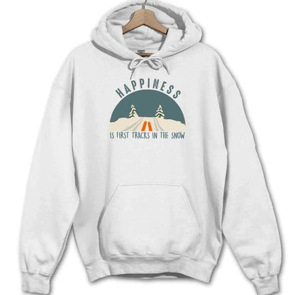 Happiness Is Snow Tracks Hoodie