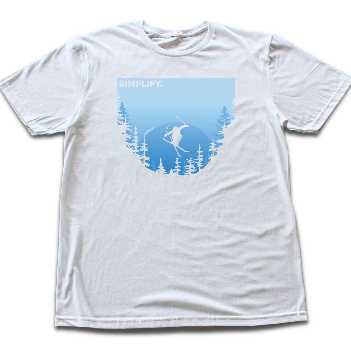 Ski Blue Sunrise T-shirt