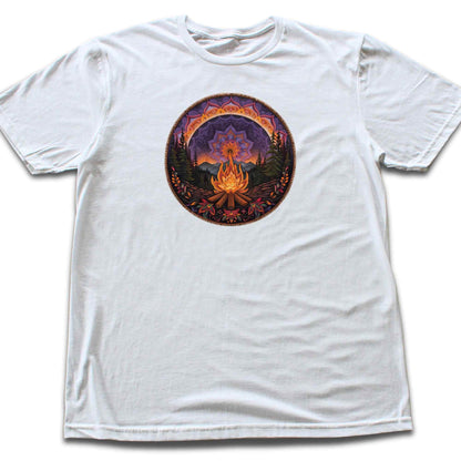 Mandala Campfire Landscape T-shirt