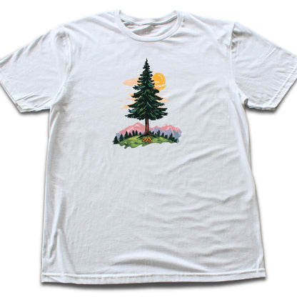 Colorfull Tree Mountain Landscape T-shirt