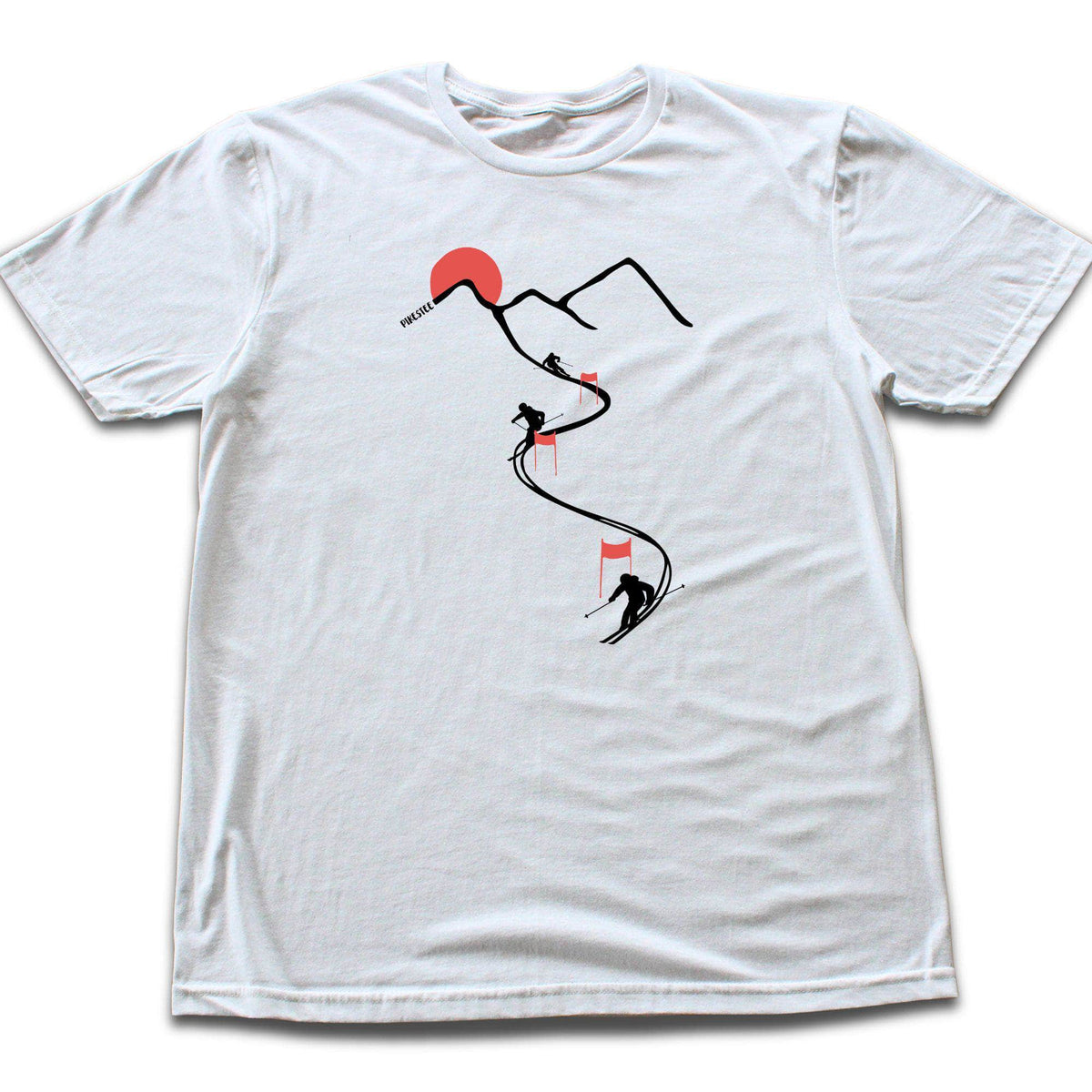 Ski Path Flags T-shirt