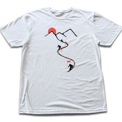 Ski Path Flags T-shirt