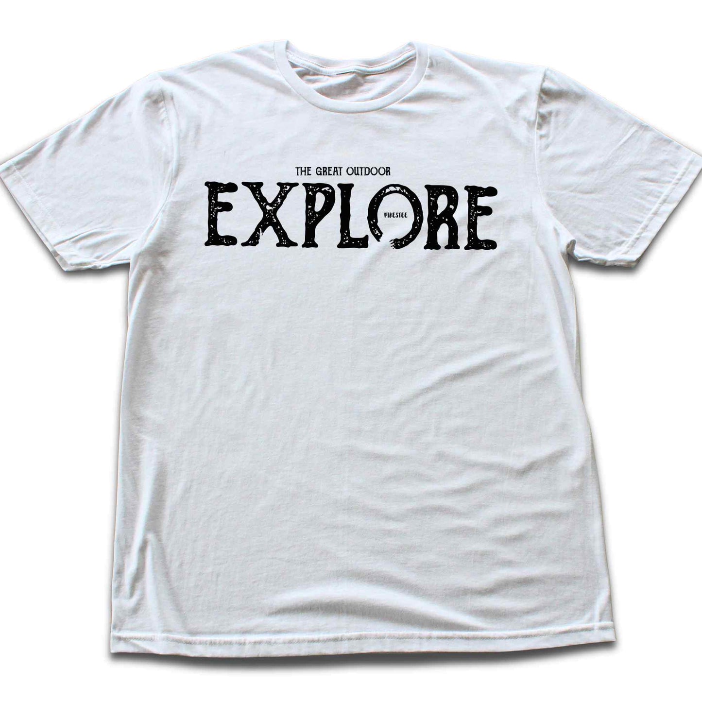 Explore The Great Outdoor Typo T-shirt