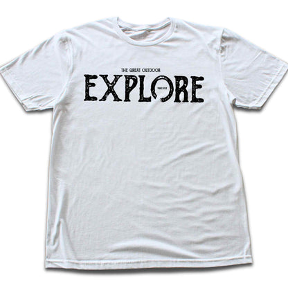 Explore The Great Outdoor Typo T-shirt