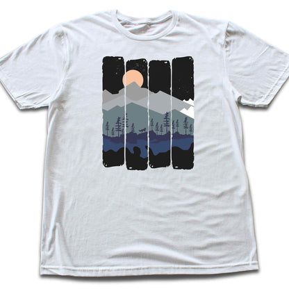 Night Landscape Fox T-shirt