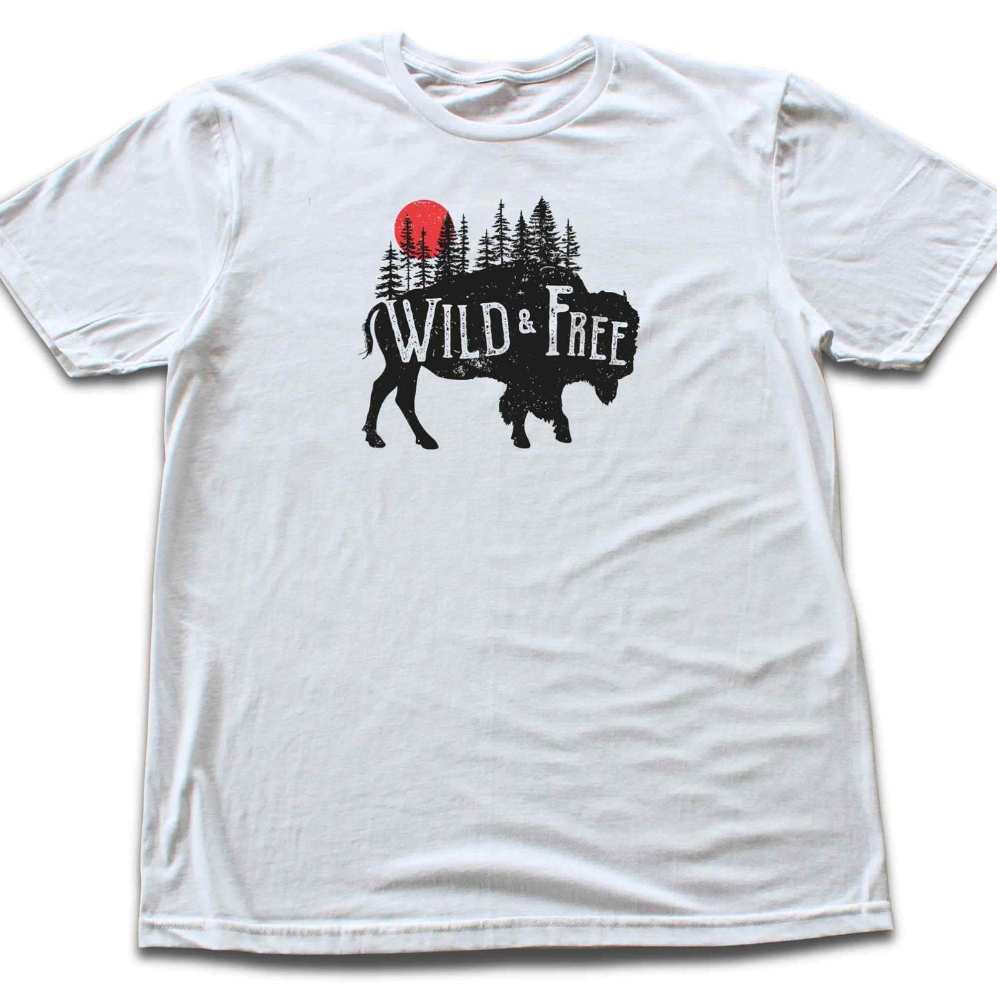 Wild And Free Buffalo T-shirt