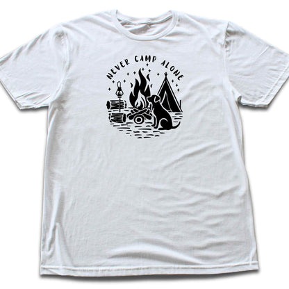 Never Camp Alone Silhouette T-shirt