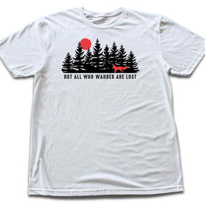 Not All Who Wander Are Lost Fox T-shirt