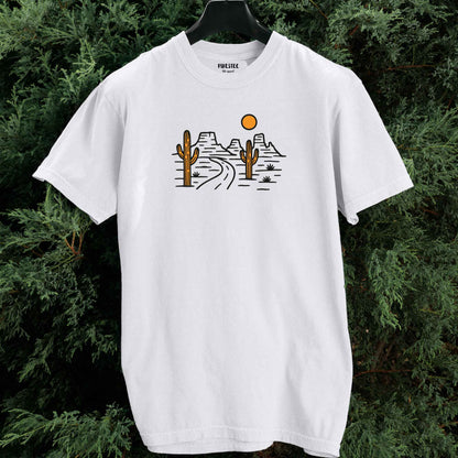 Canyon and Road Landscape T-shirt