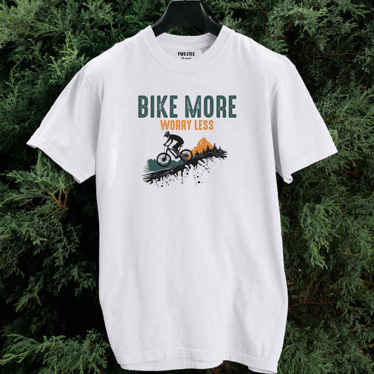 Bike More Worry Less T-shirt
