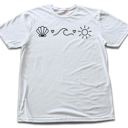 Shell, Wave and Sun T-shirt