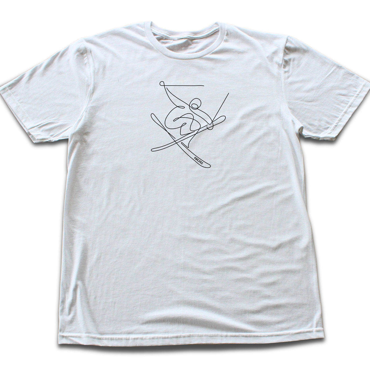 Ski Jump Line Art T-shirt