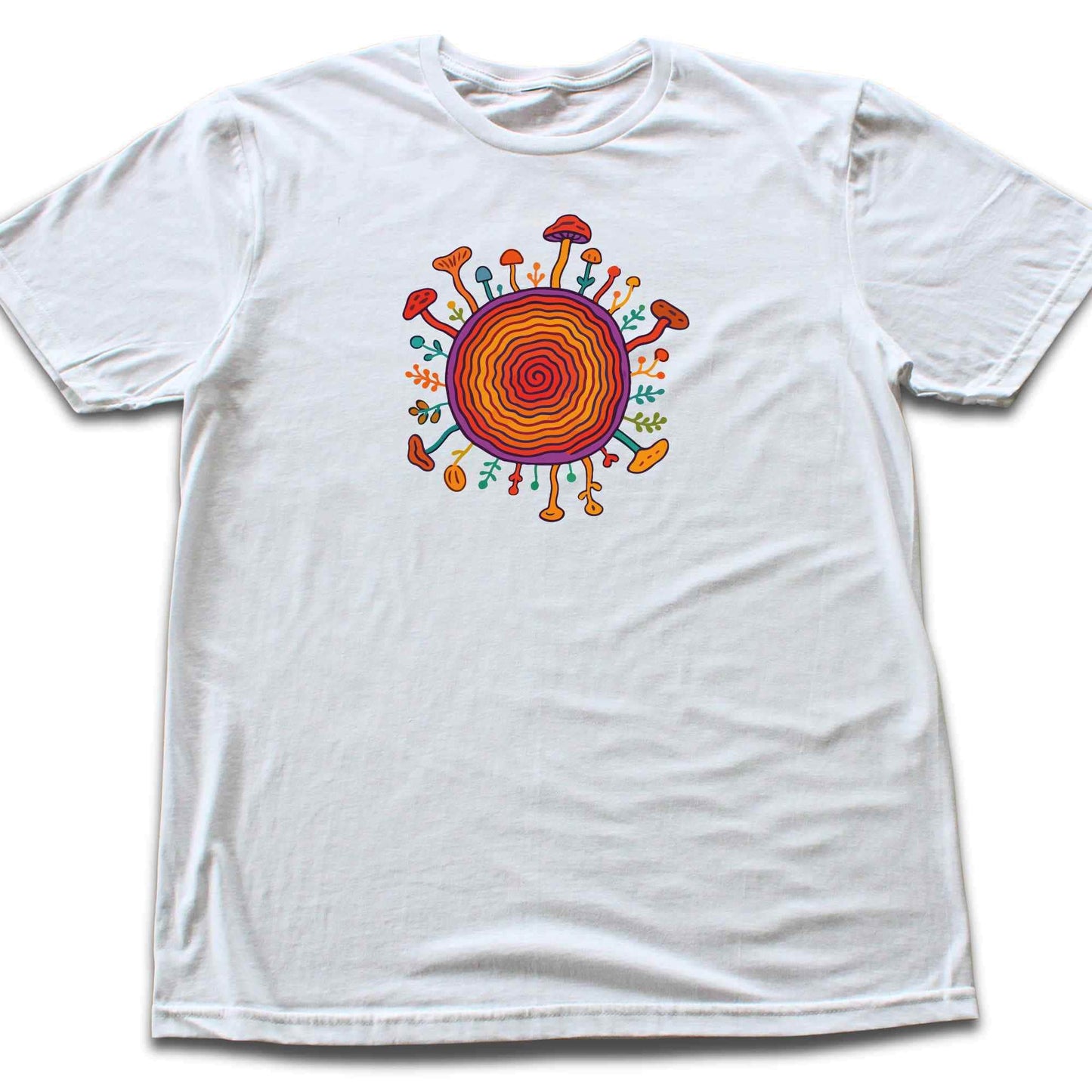 ColorFull Trunk and Mushrooms T-shirt