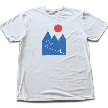 Geometric Ski Mountain T-shirt