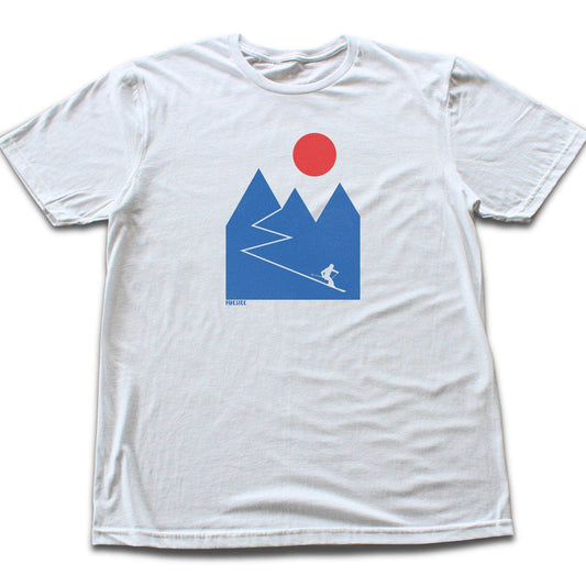 Geometric Ski Mountain T-shirt