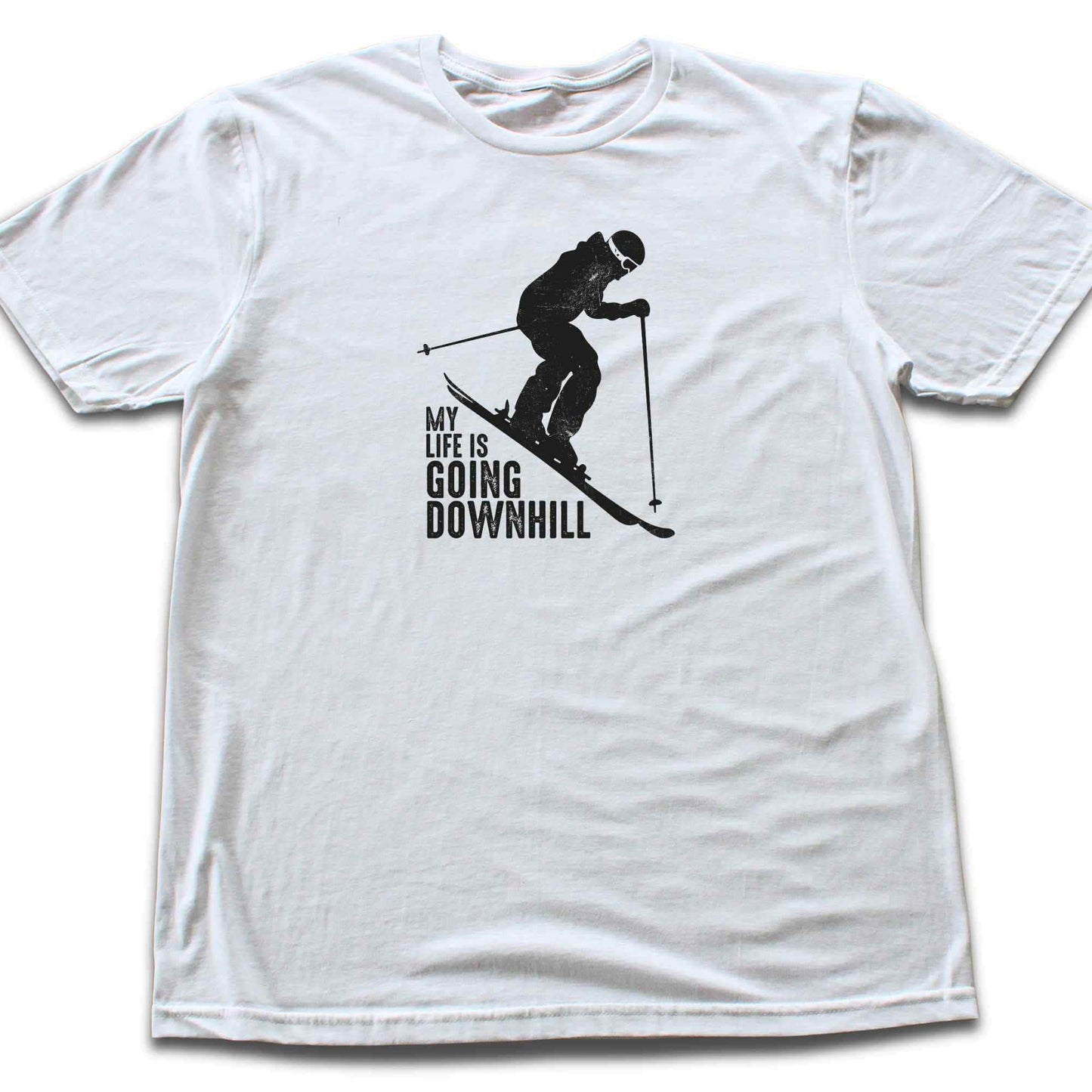 My Life Is Going Downhill Ski T-shirt
