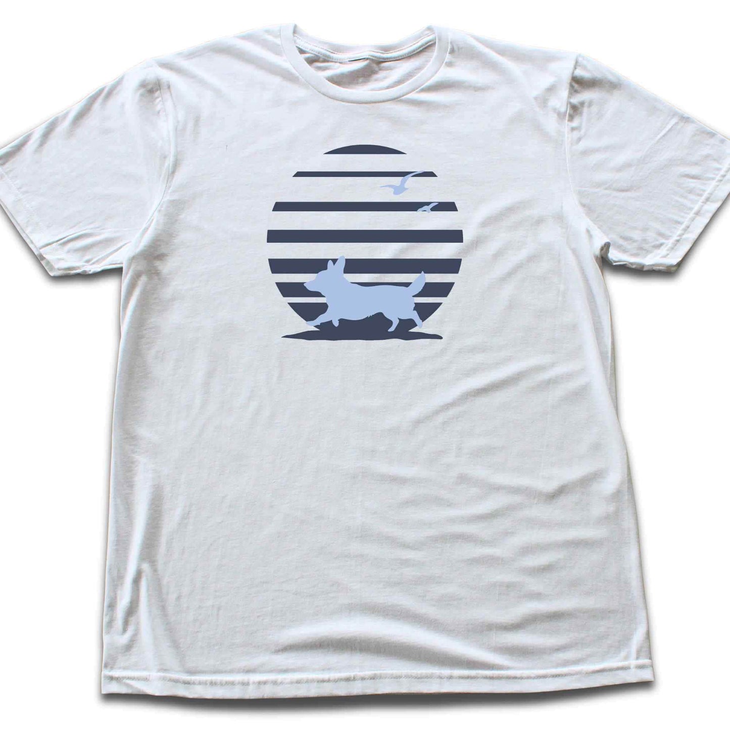 Corgi At The Beach T-shirt