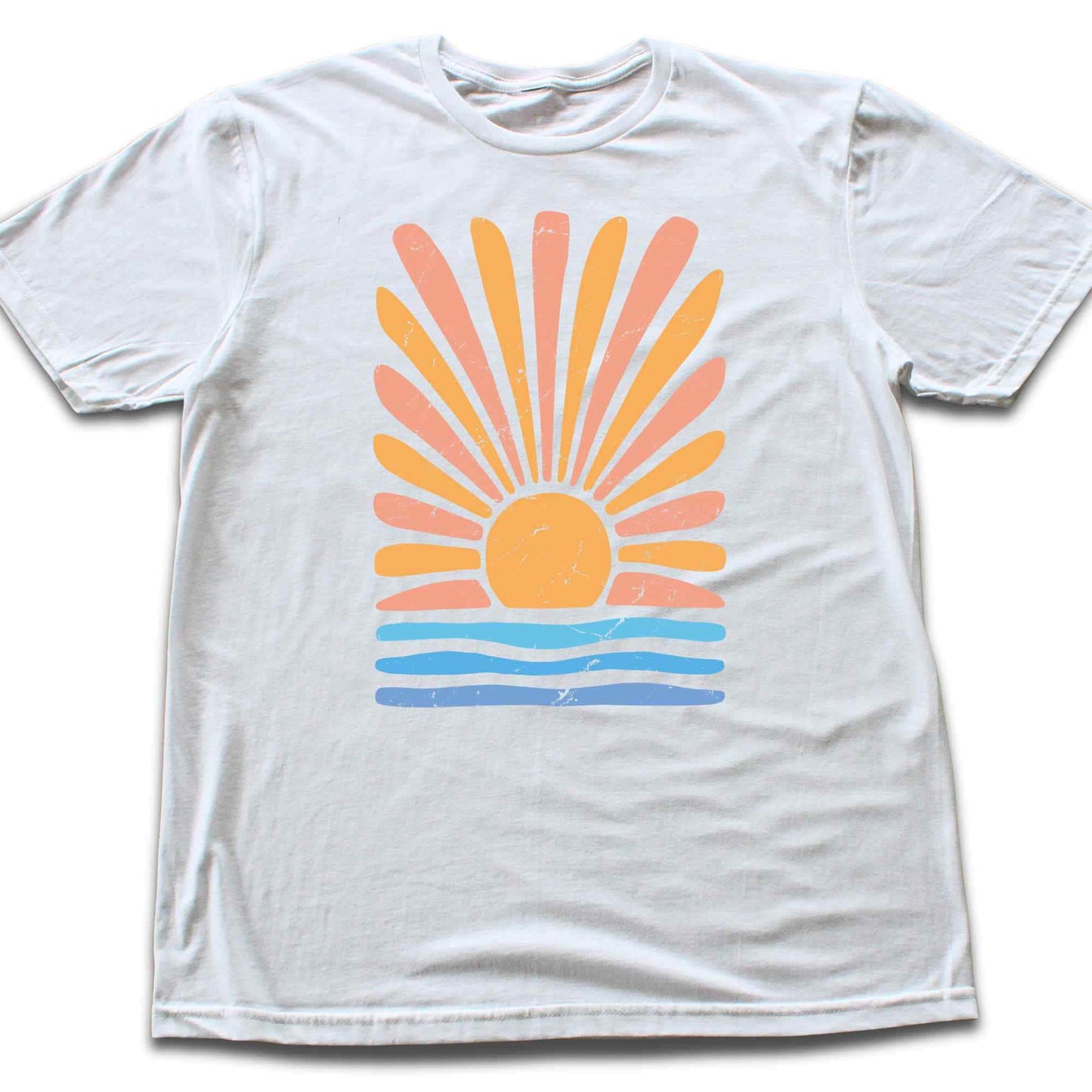 Abstract Sun and Waves T-shirt
