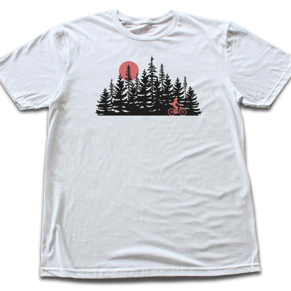 Biking girl Landscape T-shirt