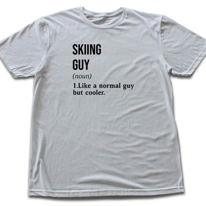 Skiing Guy Definition T-shirt
