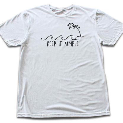 Keep It Simple Beach Graphic T-shirt