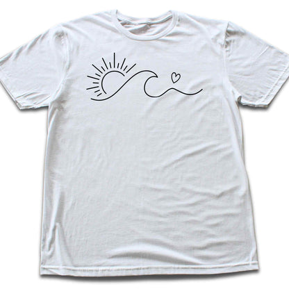 Sun Heart And Wave T-shirt