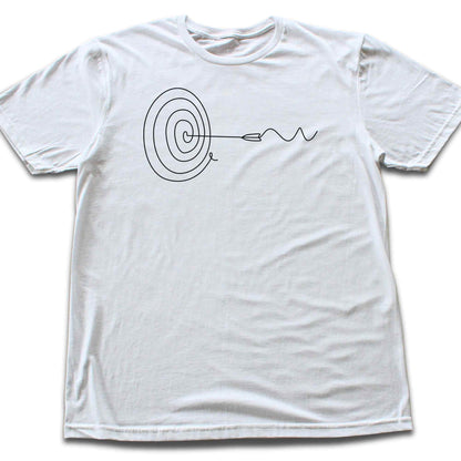 Target and Arrow Line Art T-shirt