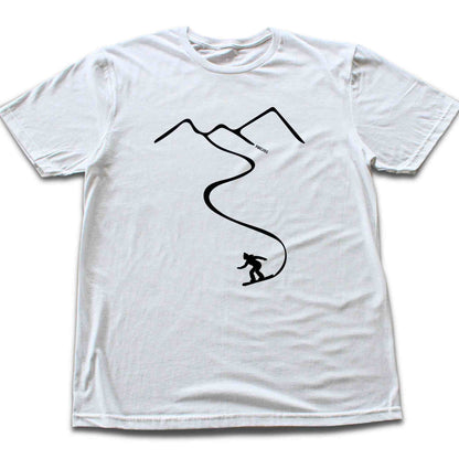 Snowboard Path Girl T-shirt