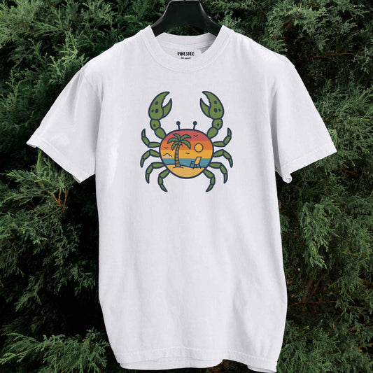 Crab Beach Landscape T-shirt