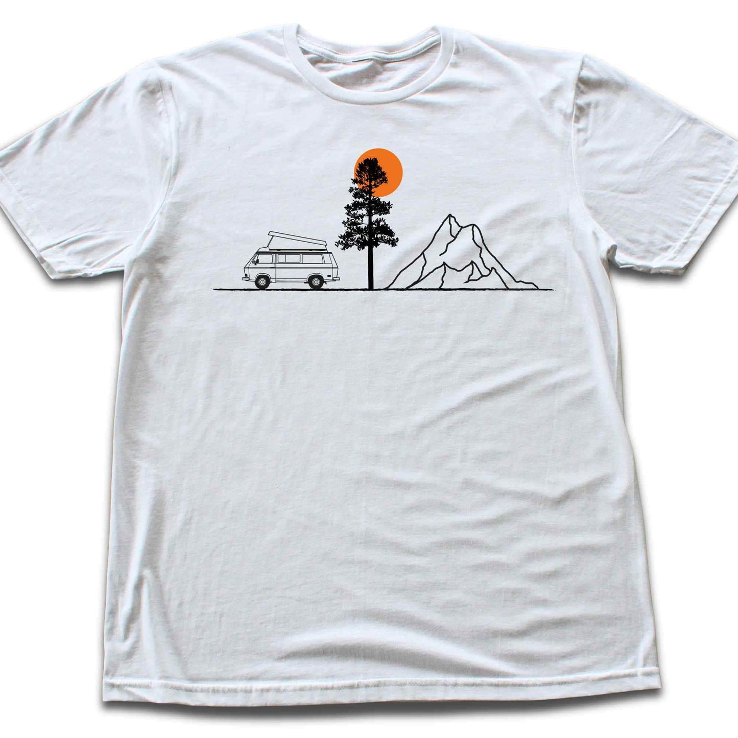 Van, Tree, Mountain T-shirt