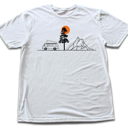 Van, Tree, Mountain T-shirt