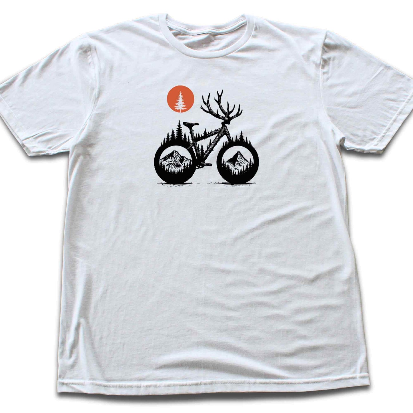 Deer Bike Landscape T-shirt
