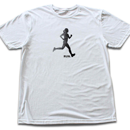 Run, Girl Silhouette T-shirt