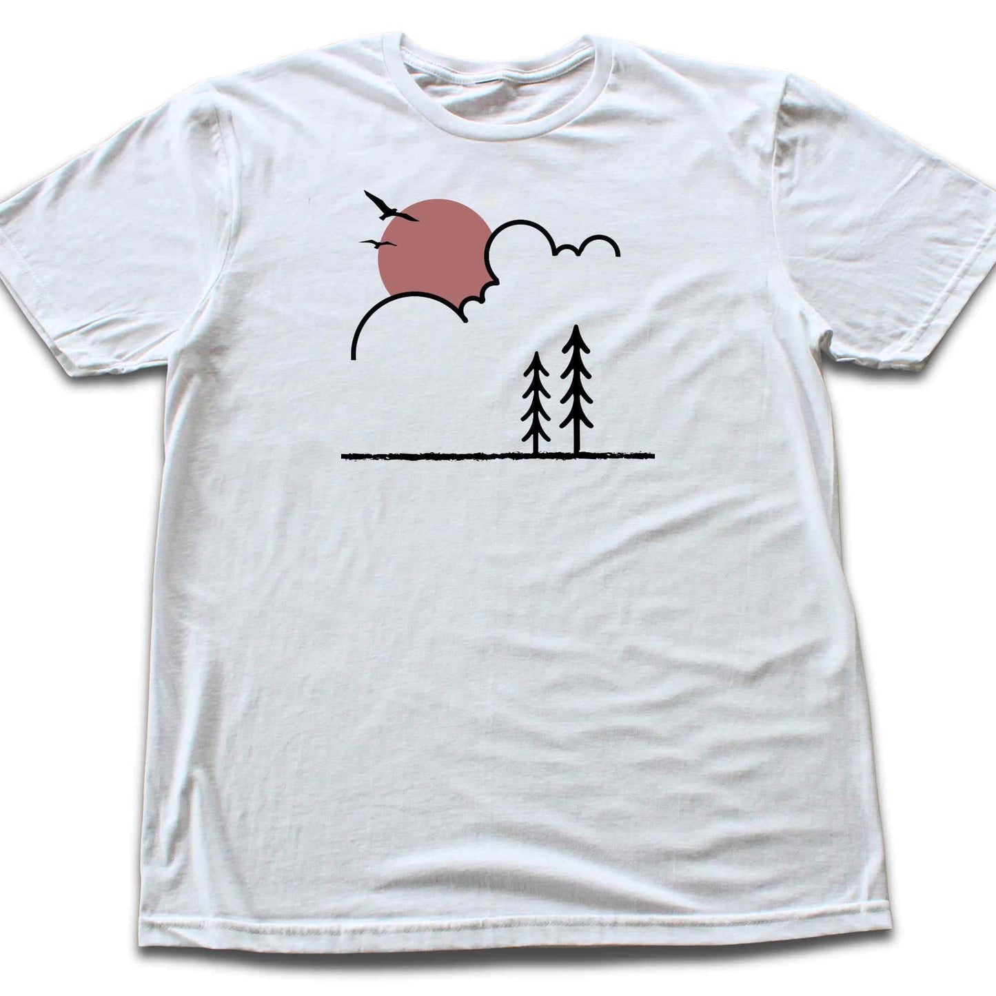 Sun And Cloud Minimalist T-shirt