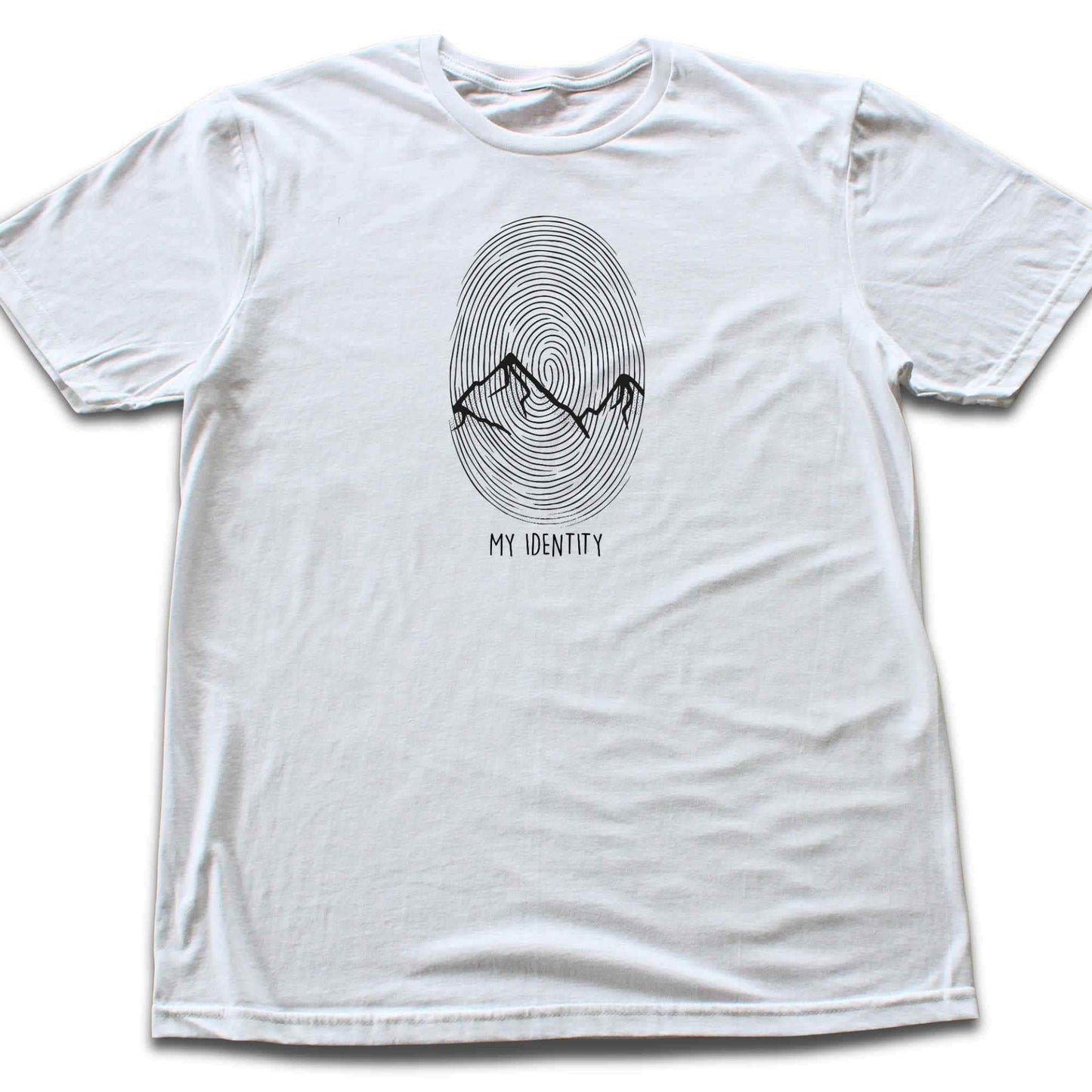 Mountain Finger Print T-shirt